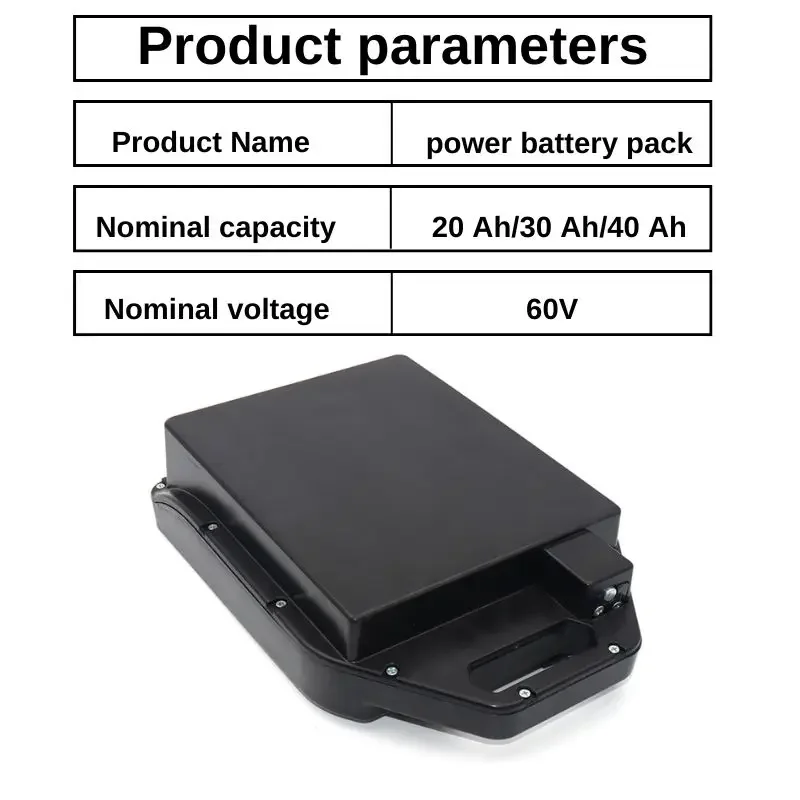 For Harley 60V 40Ah 30Ah 20Ah Electric Motorcycle Waterproof 18650 Lithium Batte
