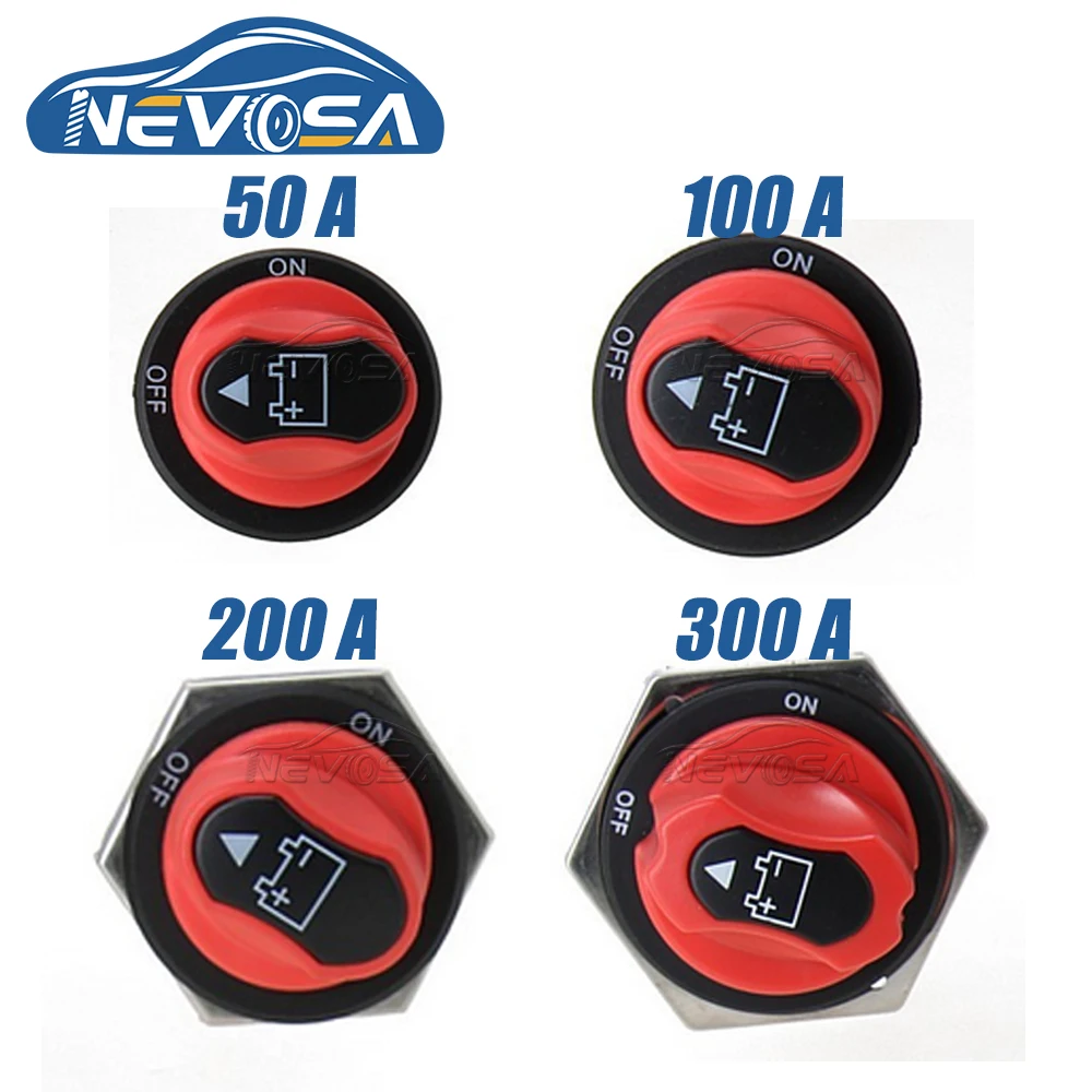 NEVOSA12V50A100A200A300ACarBatteryRaceRallySwitchIsolatorForRVMotorcycleTruckBoatDisconnectorCutOffSwitch-AliExpress34