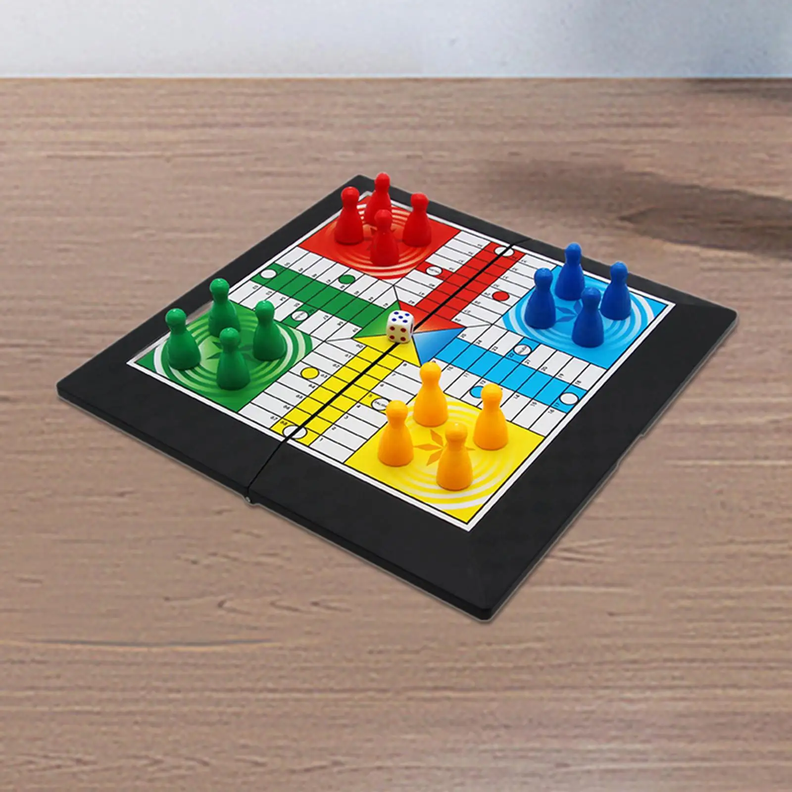 Ludo Travel Game with Foldable Board for Kids Boys and Girls Family 3