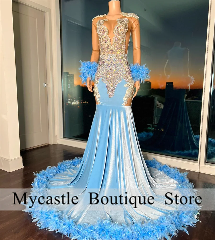 New-Blue-Mermaid-Prom-Dresses-Srxy-2023-For-Black-Girl-Beaded-Crystals-Feather-Formal-Party-Gown.jpg