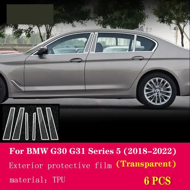For BMW G30 G31 Series 5 2018-2022 Car Exterior Car window pillar Anti ...
