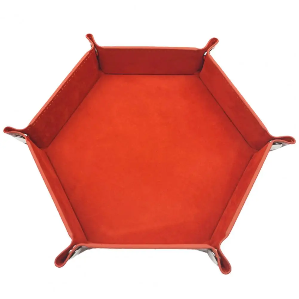 Storage tray Bamboo organizer tray Jewelry storage tray Storage Tray Foldable Large Capacity Faux Leather Assorted Dice Shape Organizer Holder Household Supplies