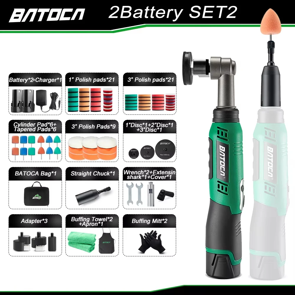 BATOCA S6 コードレスミニカーポリッシャー 12V コードレス