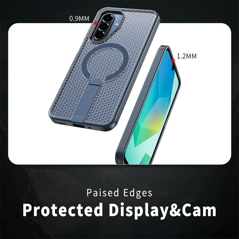 Breathable Stand Holder Magnetic Hard Cover
