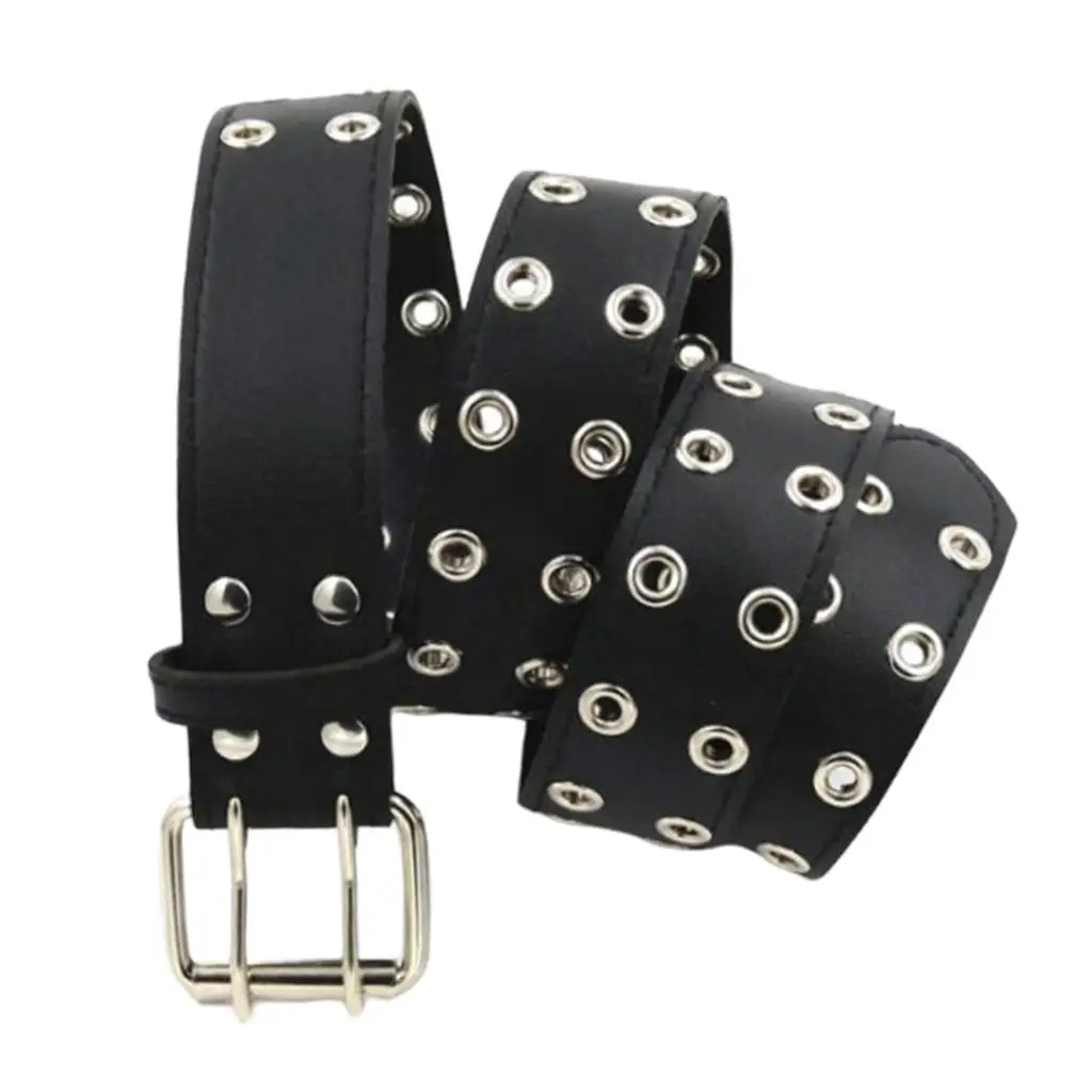 

Women Mens Waist Belt Metal Pin Buckle Waistband Belt