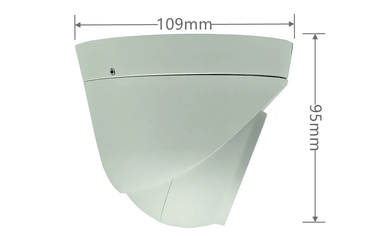 4K 8/5/4/3MP Double Light 3840*2160 H.265 Built-In MIC IP Metal Ceiling Dome Camera ONVIF ICsee XMYE P2P Radiator IP66 Outdoor ip camera surveillance camera