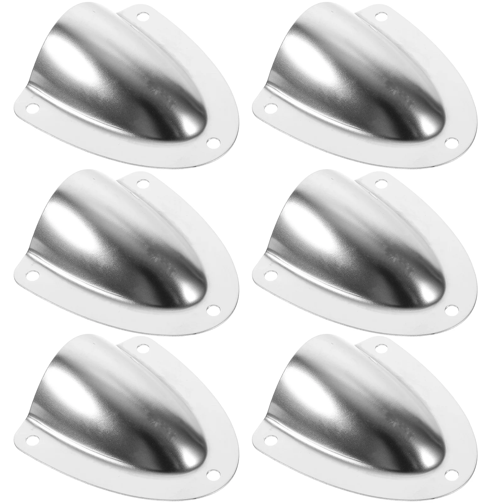 

6 Stainless Steel Clam Shell Vent Wire Cover Clam Shell Ventilation Vent Cover for Yacht Ship Accessories Replacement 5x 58x1cm