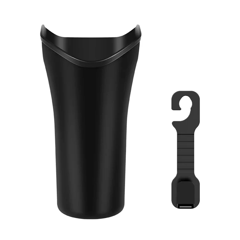 Car Plastic Rubbish Bin Hanging Folding Umbrella Cover Cup Holder Multi-function Storage Bucket Storage Box Car Accessories