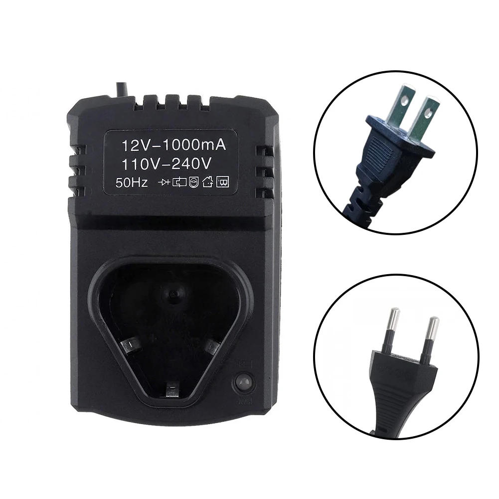 

Power Tool Part DC US/EU Li-ion Rechargeable Charger Support 110-240V Black For Electrical Lithium Drill 12V Lithium Screwdriver