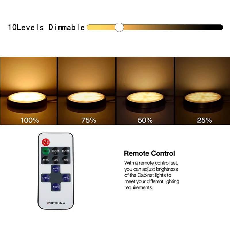 LED Night Light LED Cabinet Light Cabinet Lights LED Cabinet Lights Under Cabinet Light Under Cabinet LED Night Lights Display Case Closet Lamp Remote Control for HomeKitchen Showcase Wardrobe Cupboard Decor 12V