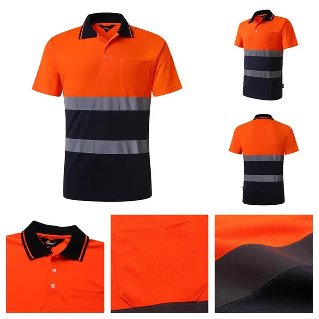 Hi Vis Reflective Summer Polo