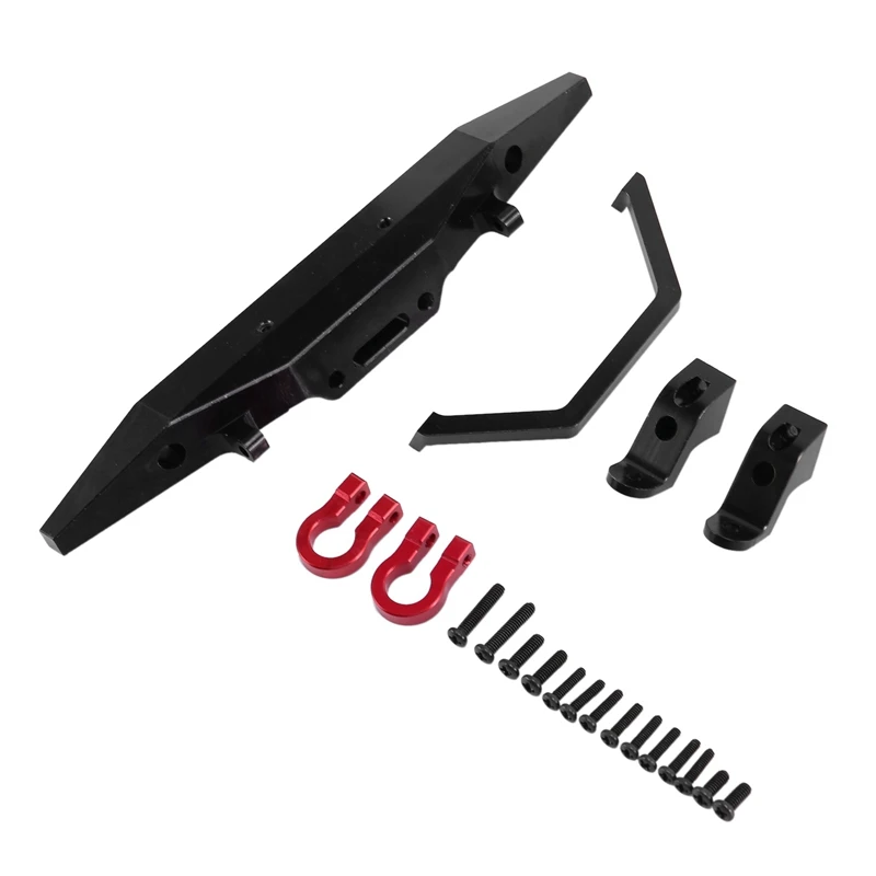 

3X металлический передний бампер для MN D90 D91 D96 D99S MN90 MN99 MN99S 1/12 RC автомобильные обновленные детали аксессуары, черный