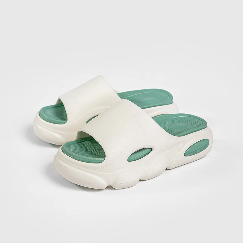 Kvinnors tjocka kuddar Sliders med mjukt skum Supermjuka halkfria tofflor för inomhus utomhus_voghion.com