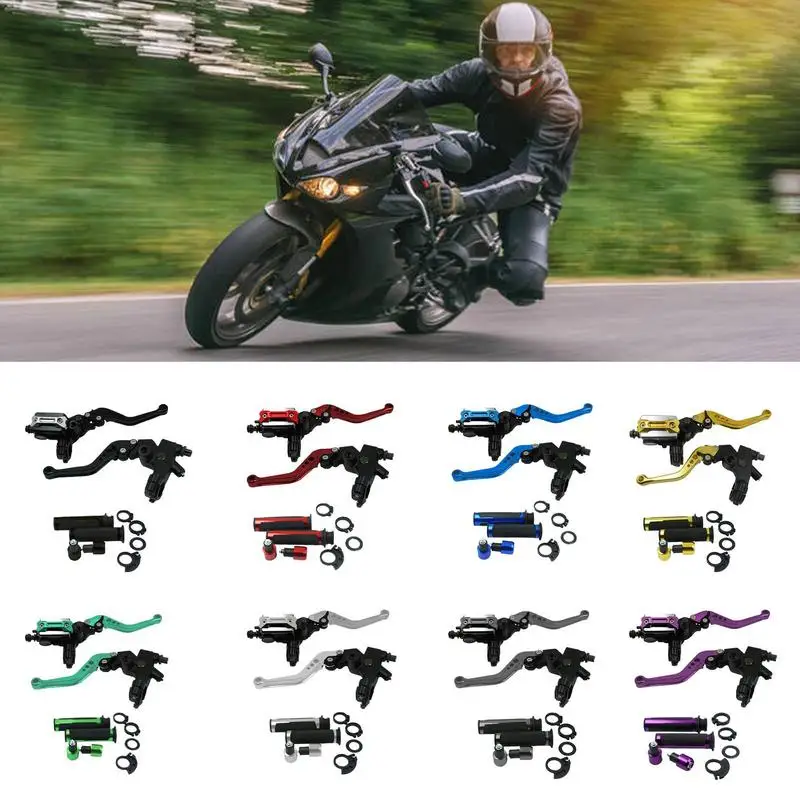 

Универсальная ручка рычага сцепления, левая/правая сторона, Черный Гидравлический тормозной насос, рычаг сцепления для мотоцикла, внедорожника, мотокросса