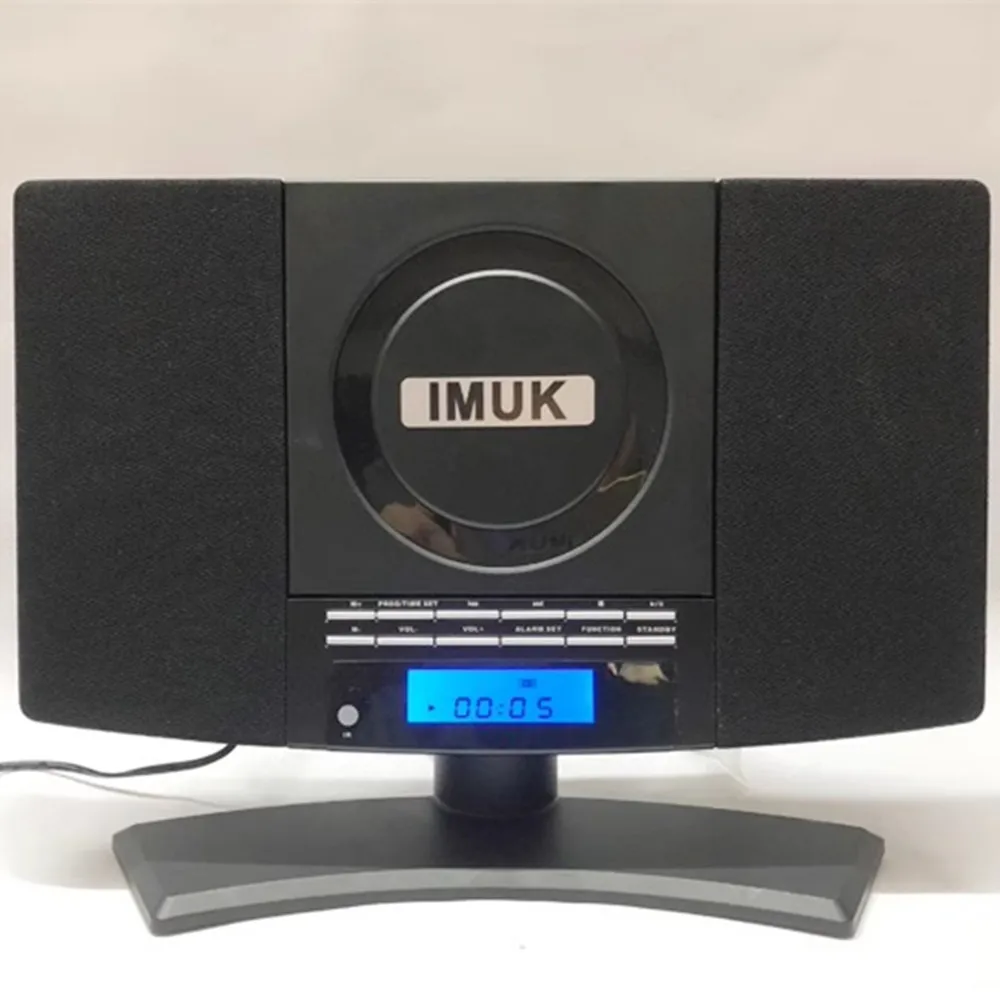 Portable CD player Mobile Phone Bluetooth Speaker Alarm Clock Controlled Sound FM Radio Leaning Machine MP3 Music AUX Playback