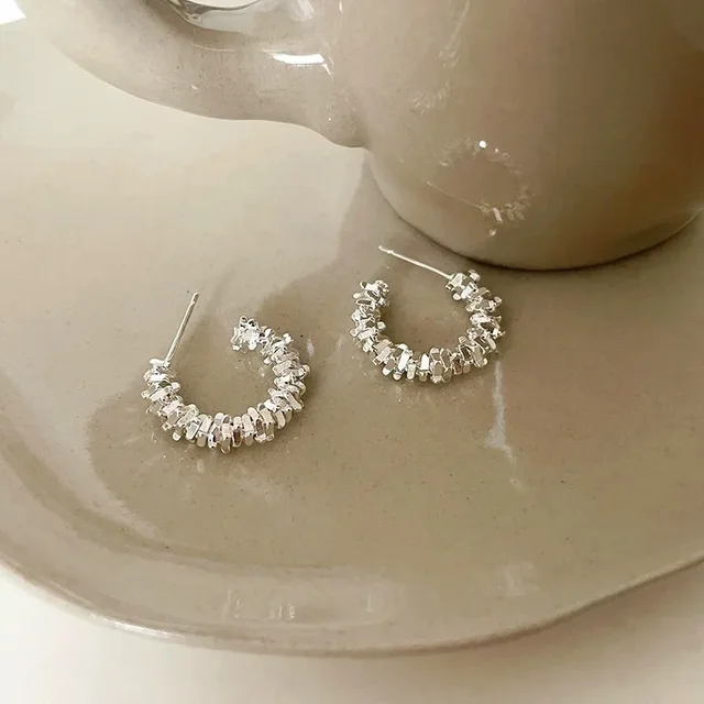 52974-e831dd.jpg LATS New Fashion Trend Unique Design Elegant Exquisite Irregular C Shape Earrings Female Jewelry Party Premium Gift Wholesale