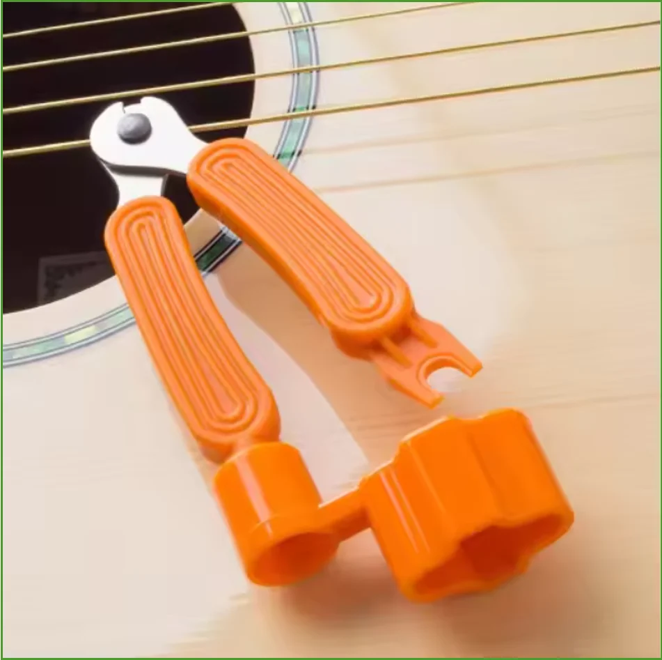 Holz-Gitarrensaitenwickler 3-in-1: Saitenwinder + Saitenschneider + Pin-Zieher, Gitarren-Wartungswerkzeug, Reparaturwerkzeug – Detail 9