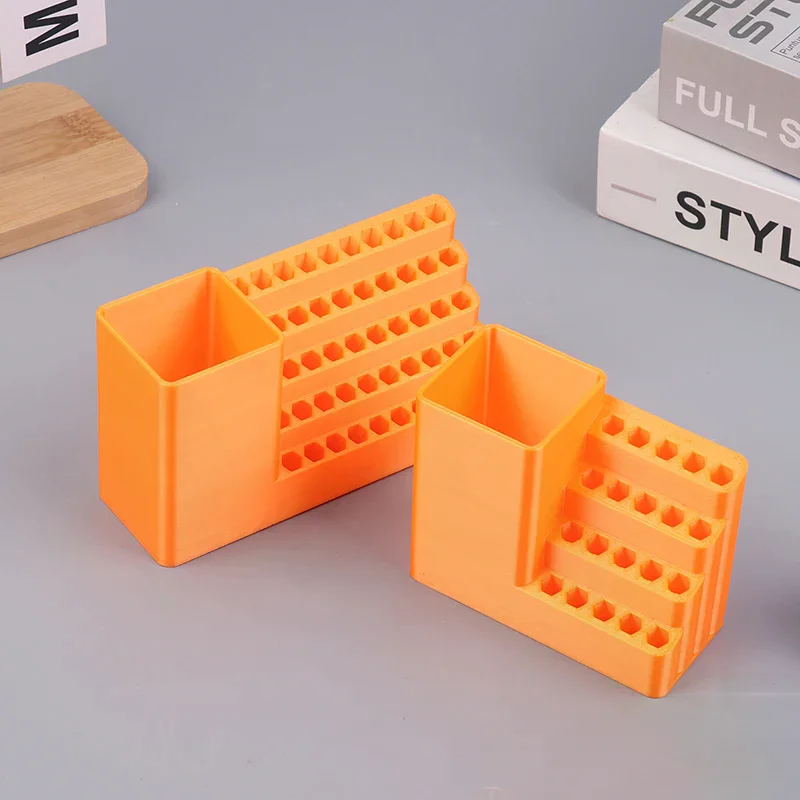 1Pc 드릴 홀더 20/50홀 비트 정리대 스크루드라이버 헤드 보관함 홀보드 스크루드라이버 스탠드 육각 샹크 정리대