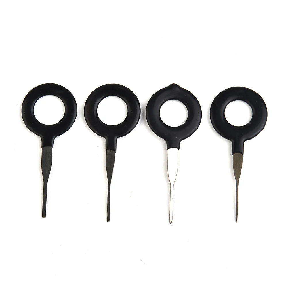 11pcs/Set Car Wire Terminal Removal Tool Crimp Connector Extractor Release Pin 0.8/1/1.2/1.4/2/3/4.5/6mm Pitch Car Repair Tool