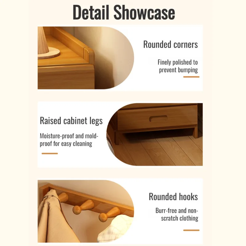 Coat Rack Simple bedside table clothes hanger Floor-standing integrated Hanging Clothes Rack Household bedroom storage rack