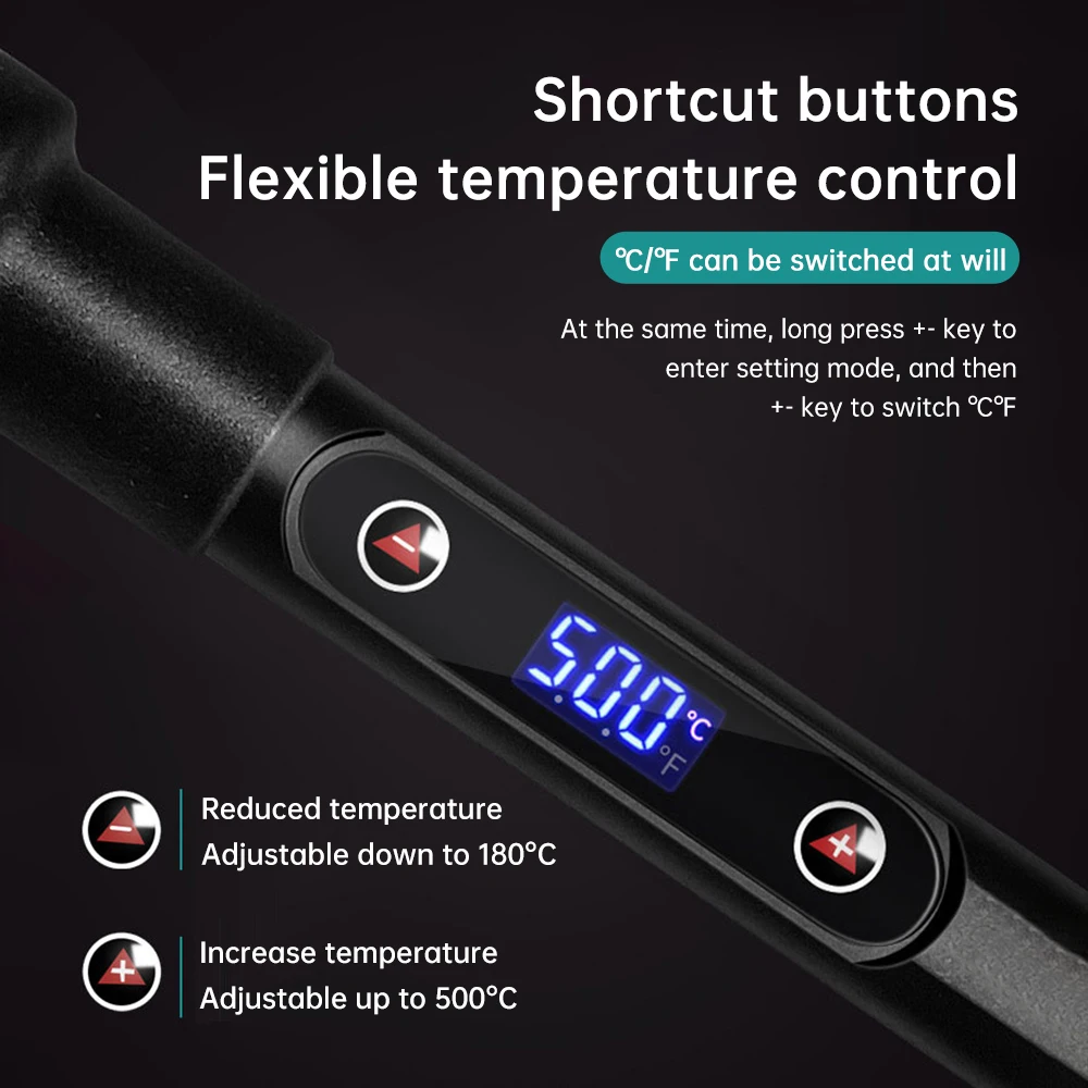 Soldering Iron Electric Soldering Iron Soldering Iron Kit Soldering Iron Set AC110V/AC220V Adjustable Temperature Phone Repair