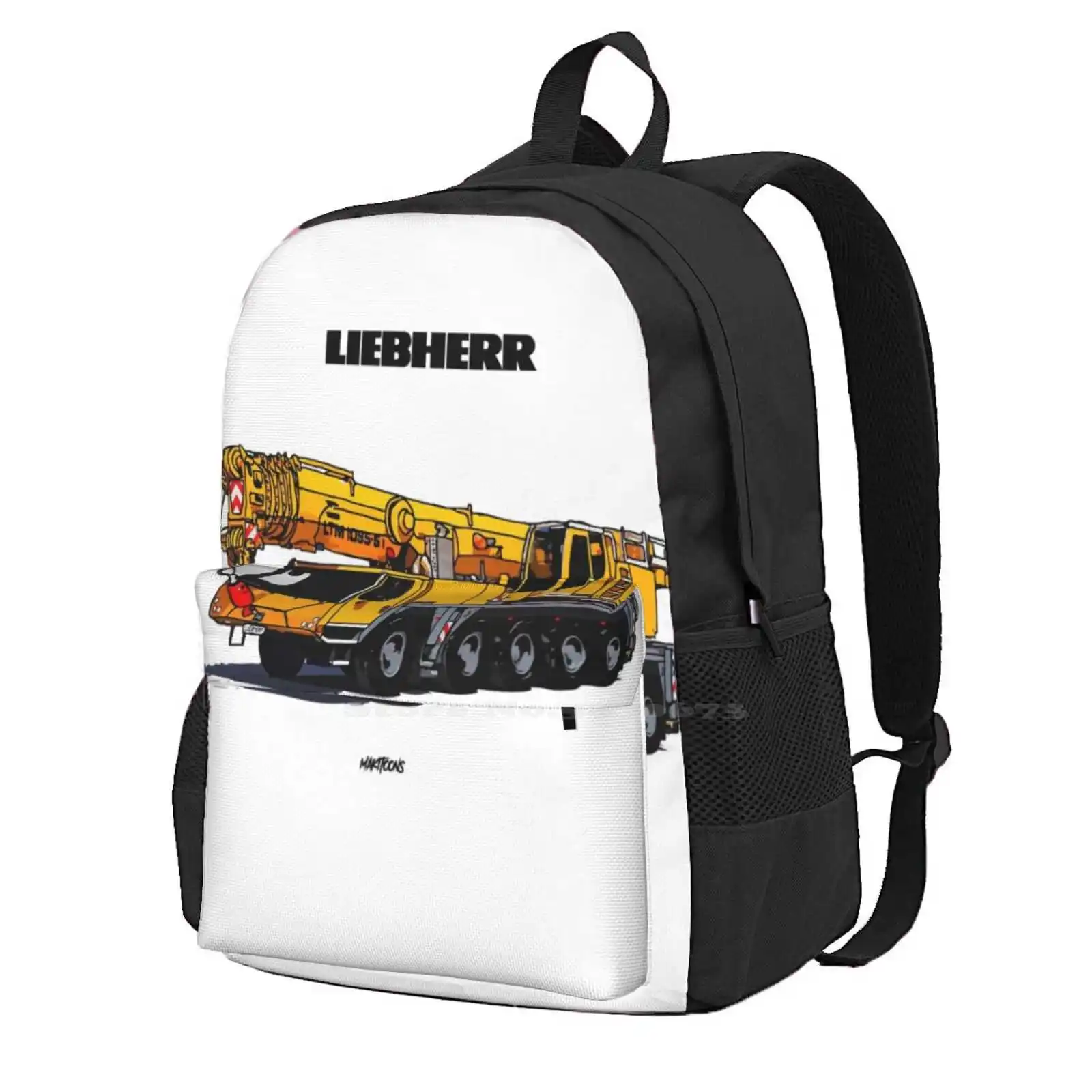 

Heavy Crane School Bags Travel Laptop Backpack Crane Building Heavy Equipment