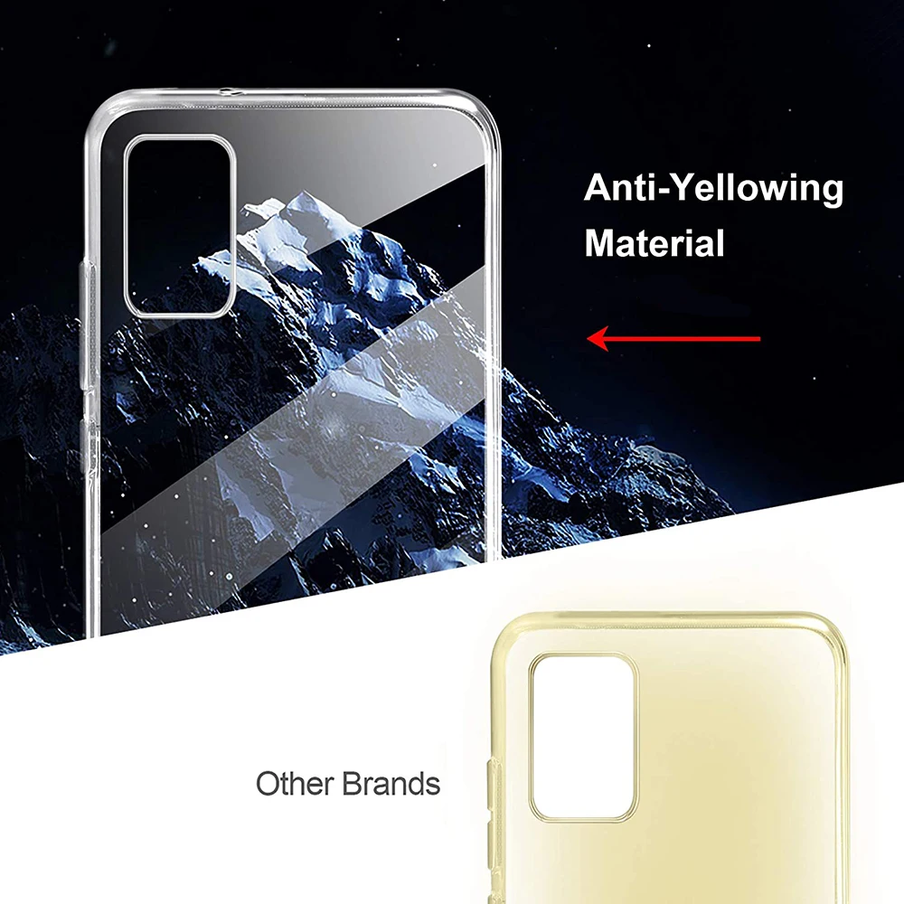 Klare Hülle für Samsung Galaxy A52 A51 A50 A32 A31 A30 A72 A71 A70 A40 A50 A41 A22 A21s A20, stoßfeste, ultradünne, weiche Hülle – Detail 5