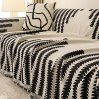 Chenille Line Sofa Towel Modern Non-slip Simple Sofa Cover Cloth One Piece Full Cover Sofa Cushion Sofa Covers for Living Room 2