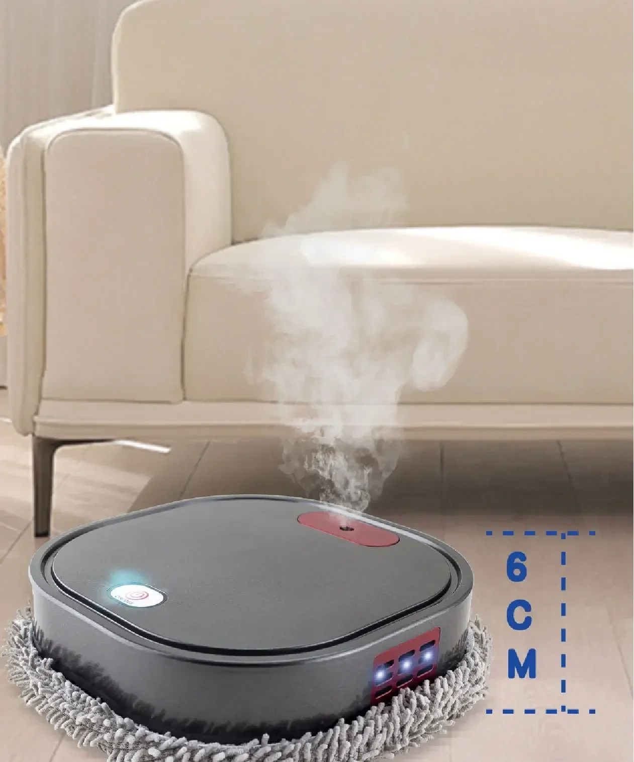Description Picture 6 of item3 in 1 Robot Vacuum Cleaner Rechargeable Smart Mopping Spray Cleaner Dry and Wet Sweep and Mop Home Mopping Machine