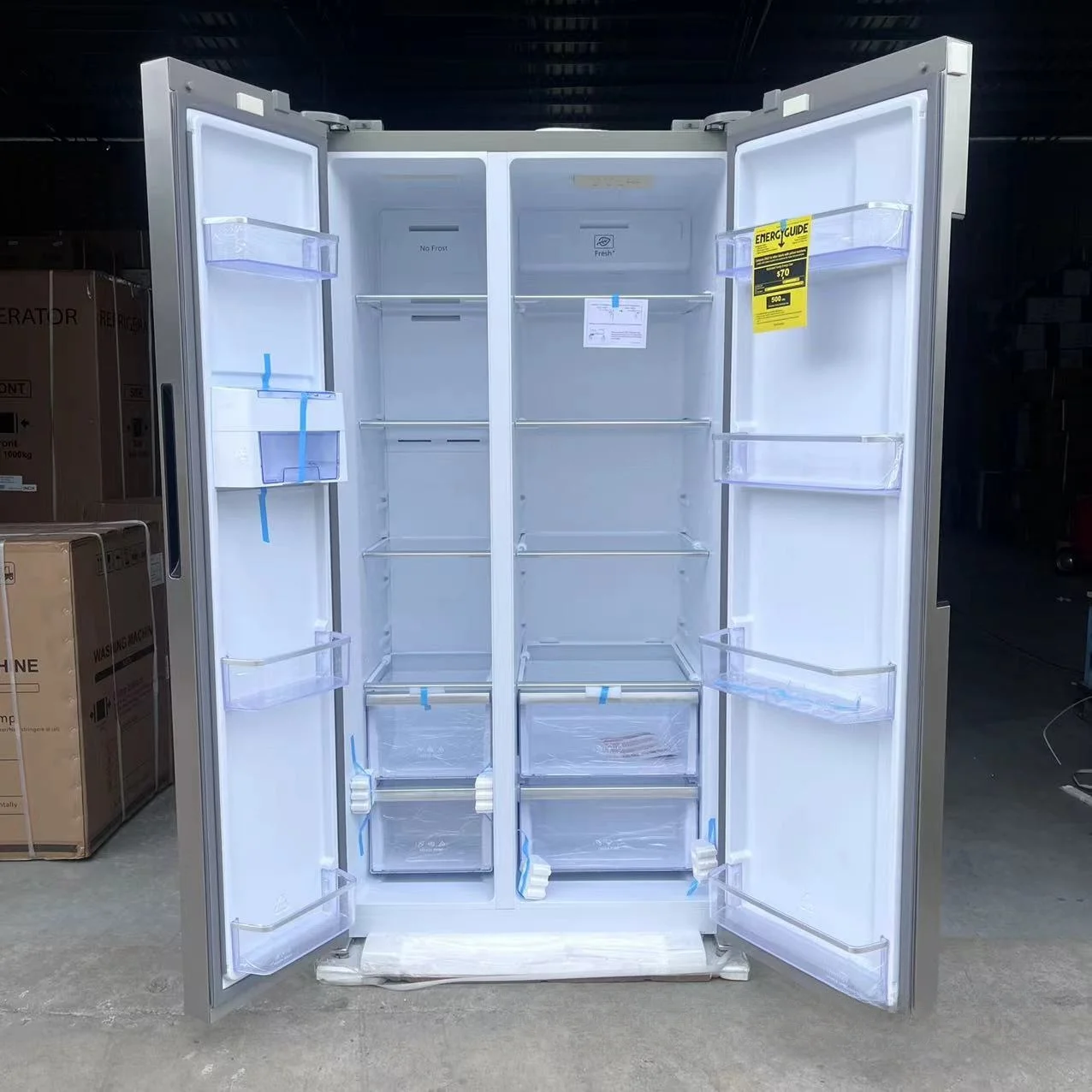 110V 60Hz Foreign Trade Export Double Door Refrigerator 585L Air-cooled Frost Free Large Capacity Refrigerator