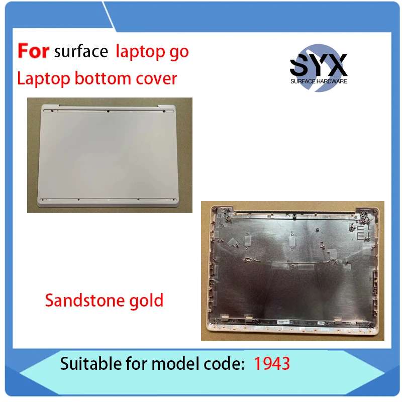 Per Microsoft Surface Laptop Go Laptop Cover Posteriore 1943 Cover Inferiore Cover Posteriore Sandstone Gold Brand New Original