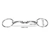 Pet Toys O Ring Horse Bits Flexible Linking Polished Stainless Steel Horse Mouth Bit for Horse Racing Training Pet Product 4