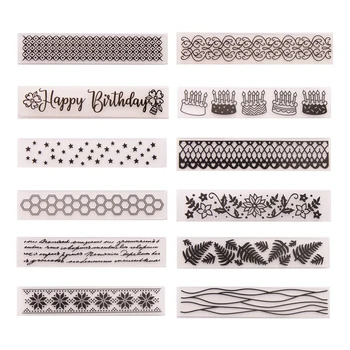 꽃 잎 별 플라스틱 엠보싱 폴더, DIY 공예 템플릿, 스텐실 금형, 스크랩북 종이 카드 제작, 15x3cm