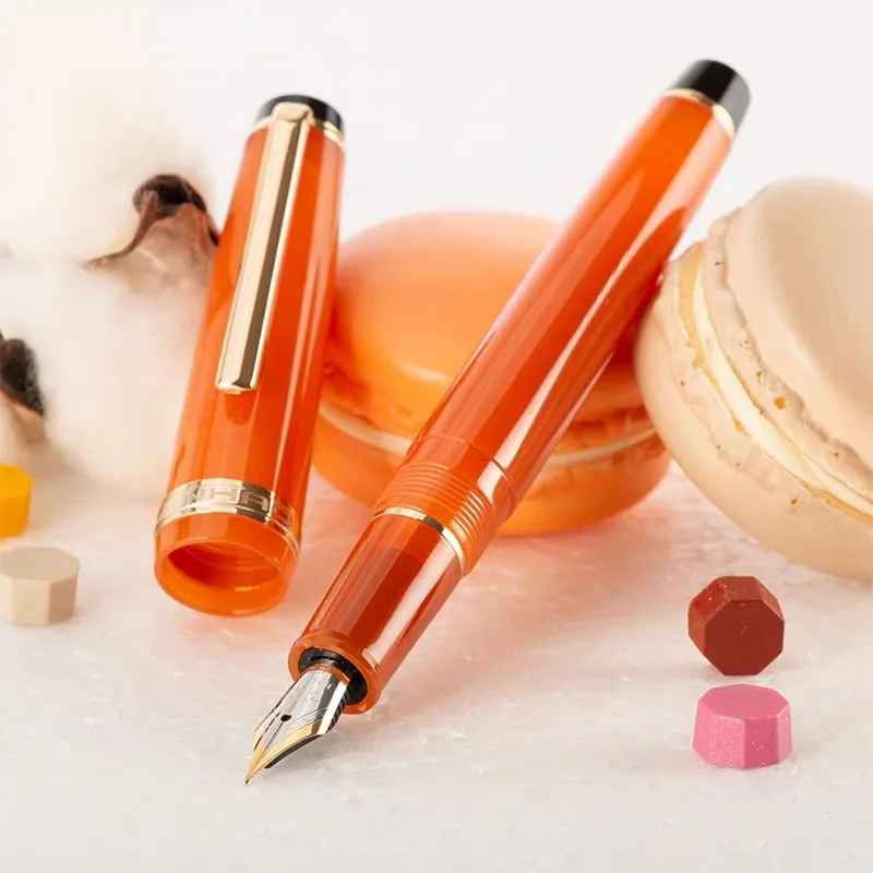 Jinhao 82 Fountain Pen Acrylic Luxury Ink Pen EF/F/M/Bent Nib Business Office School Supplies Writing Stationery fountain pen