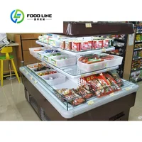 Mini réfrigérateur-congélateur/armoire réfrigérée semi-verticale pour fruits et aliments, boissons végétales 5