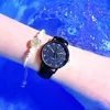2025 Simple Vintage Classic Digital Quartz Women Watch Casual  Leather Band Strap Round Analog WristWatches Luminous Hands Clock 6
