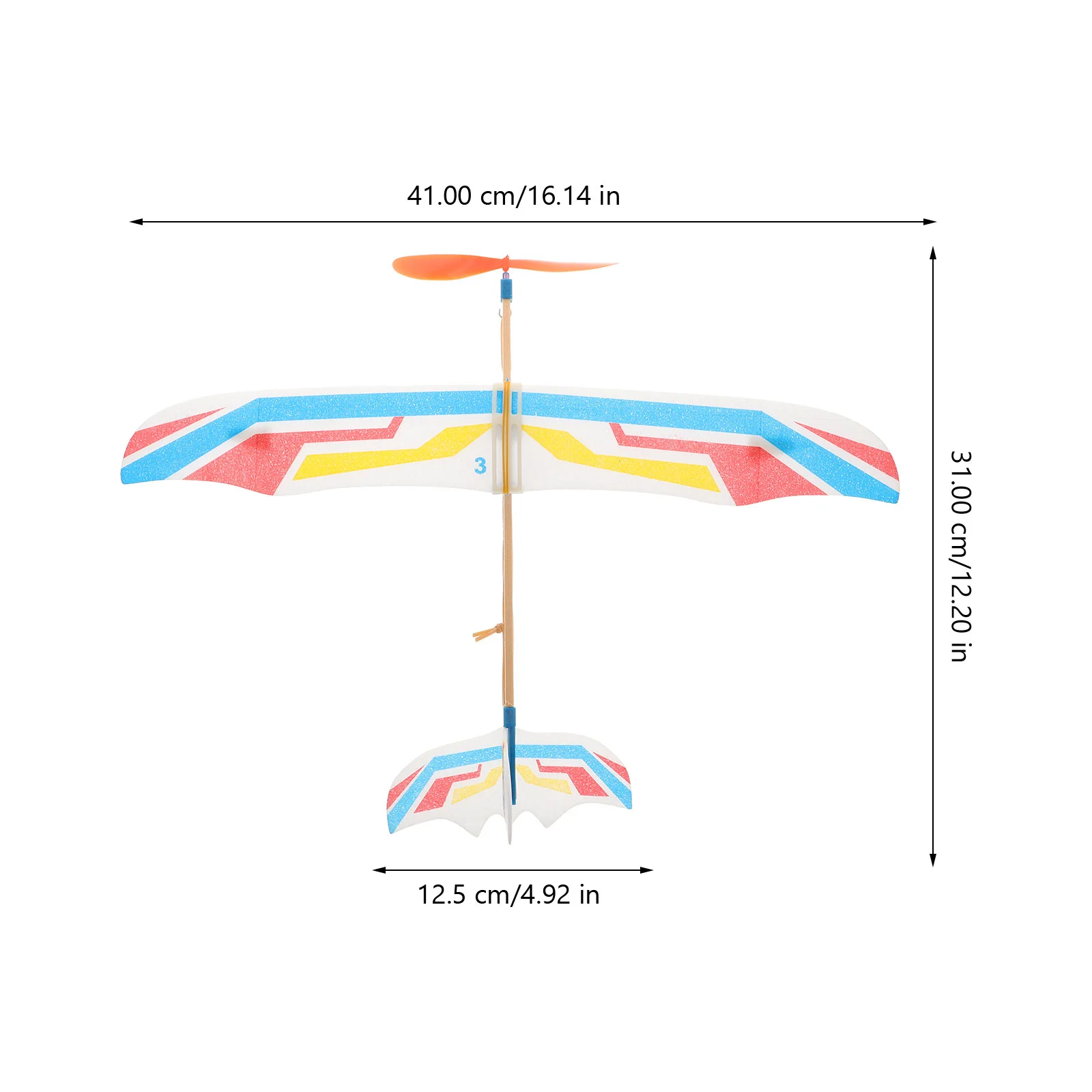 10 Pcs outside Kids Toys Gift Airplane Model Aircraft 4100X3100X1250CM Educational Plaything Assemble Child 2