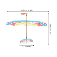 10 Pcs outside Kids Toys Gift Airplane Model Aircraft 4100X3100X1250CM Educational Plaything Assemble Child 2