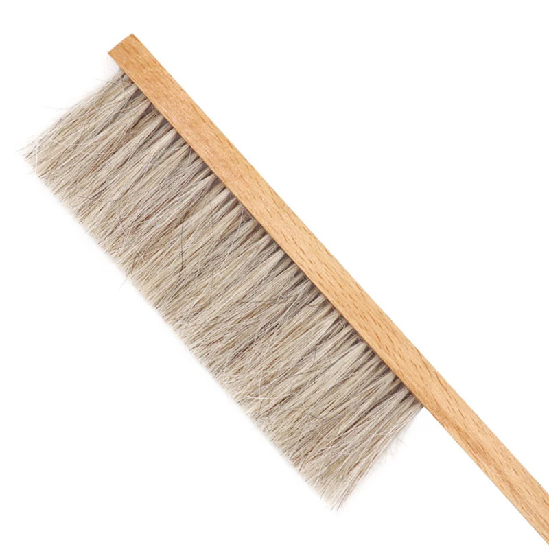 Beekeeping Tools Wood Honey Brush Wasp bee Sweep Horse Tail Hair