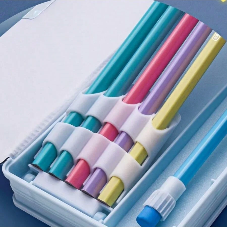 Cute Cartoon-Style Large Capacity Pencil Box