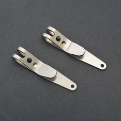 Stainless Steel Bag Waist Belt Hanging Clip Portable Metal Key Buckles Silver Mini Pocket Clips Carabiner Outdoor Gadgets