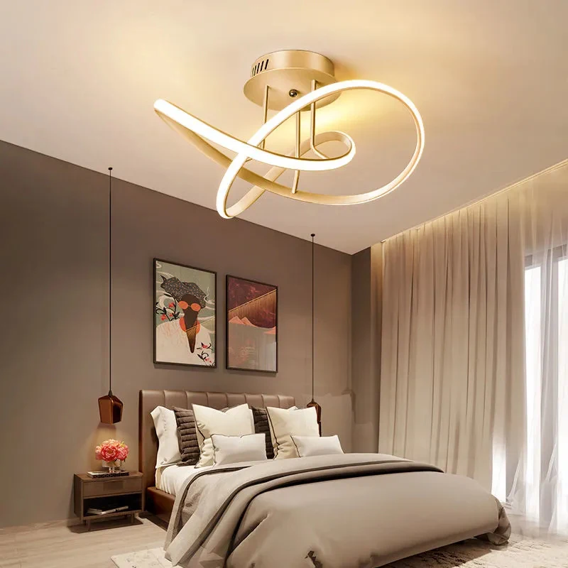 Kaufe Nordic Wohnzimmer Lampe Decken Lampe Schlafzimmer Lampe Einfache  Moderne Kreative Persönlichkeit Licht Luxus Lampen