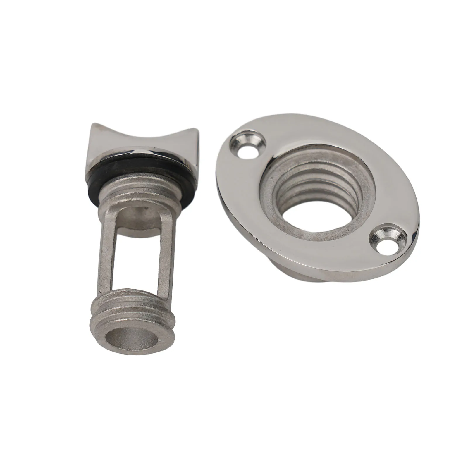 Heavy Duty IN Hole Boat Transoms Water Tight Fit Easy Installation IN Hole Marine Stainless Steel Maximum Corrosion Resistance 304 stainless steel hand tight strong hoop butterfly thickened clamp