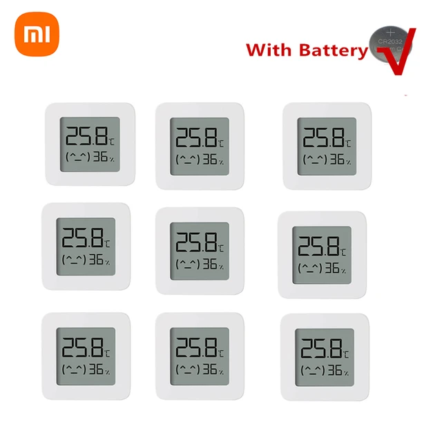 XIAOMI Mijia Bluetooth-compatible Thermometer 2 Wireless Smart Electric  Digital Hygrometer Thermometer Work With Mi Home APP - AliExpress