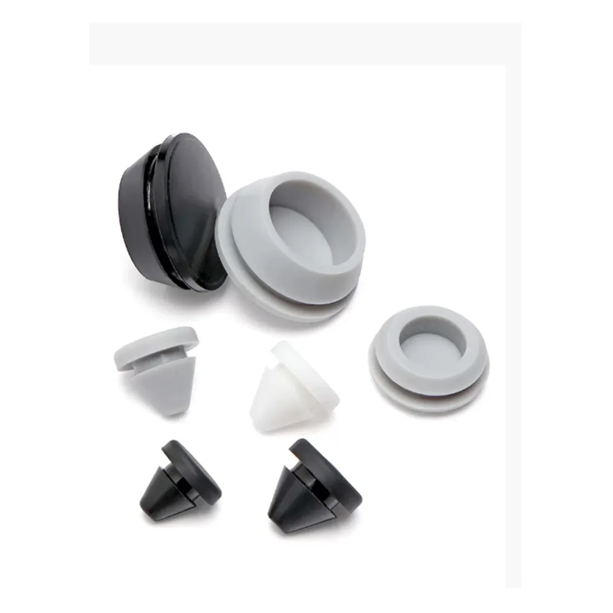 M6M7M8M9 Silicone T-Shaped High-Temperature Resistant Plug Elastic Hollow Sealing Plug Transparent Dustproof Round Hole Cover