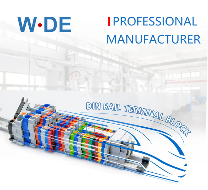 blocos de terminais de fonte de conexão ao bloco de condutor de fio