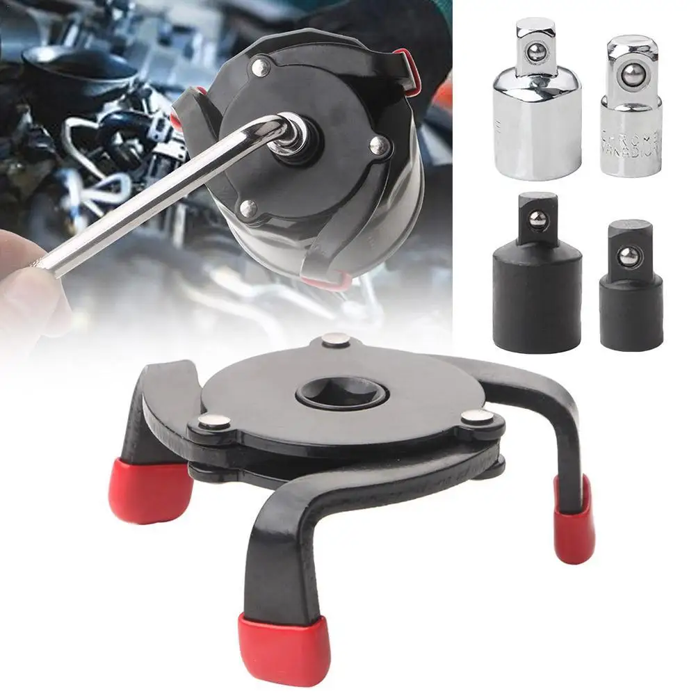 

Universal 3 Jaw Oil Filter Remover Tool Cars Oil Filter Removal Tool Interface Special Tools Oil Filter Wrench Tool Auto Repair