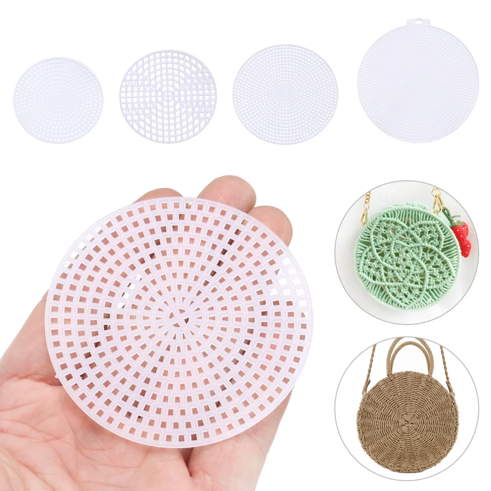 Plastic Knitting Weaving Helper Knit Sheet DIY Wire Hanging Bag Knitting Assistant Accessory Hand Bag Net Cover Art Crafts