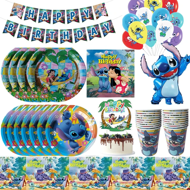 Assiettes Jetable - Vaisselle D anniversaire Déco Lilo & Stitch