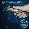 Electric Shaver for Men and Women Portable Full Body Trimmer USB T Shaped Blade Razor for Beard Armpit with 2 Replacement Blades 6